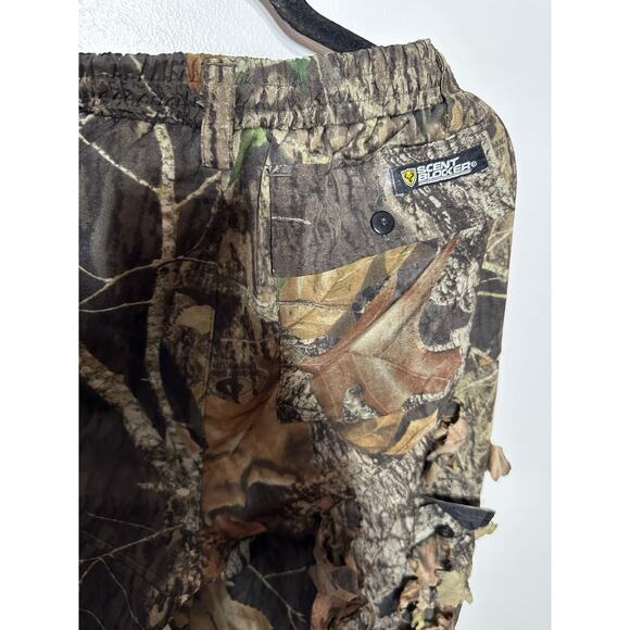Scent Blocker Pants Camo 3D Real Leaf Mossy Oak Scentek Medium Outdoor Hunting - Picture 5 of 11